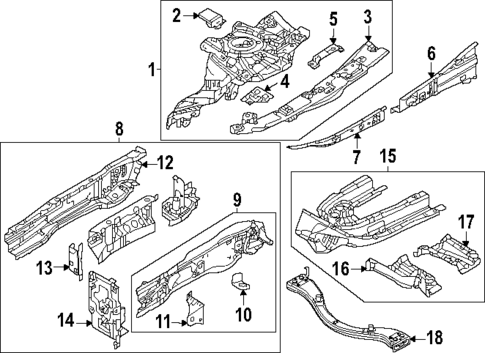 Structural Components & Rails for 2024 Mazda CX-50 #0