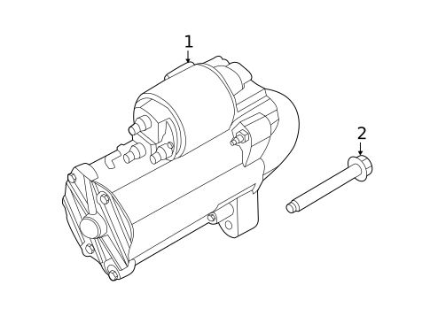 Starter for 2017 Ford Escape #1