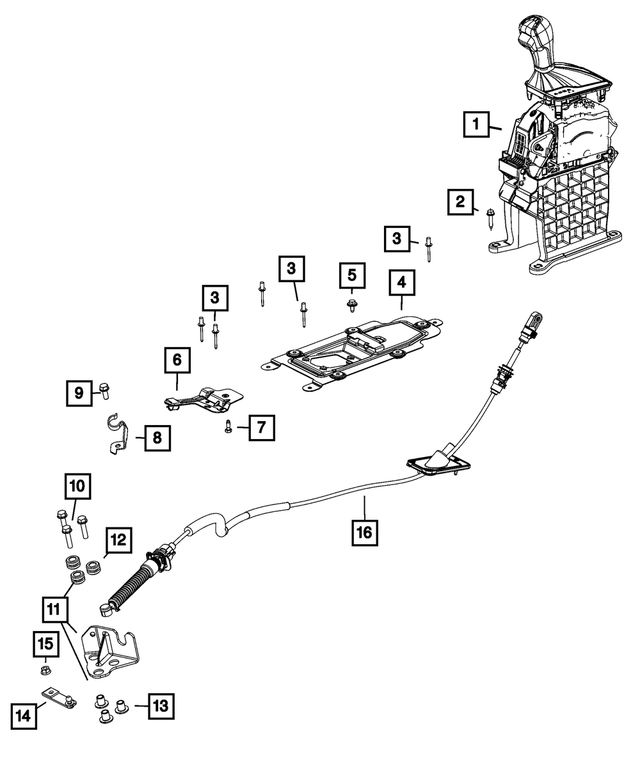 6511591AA - Transmission: Flange Head Screw for Mopar Image image