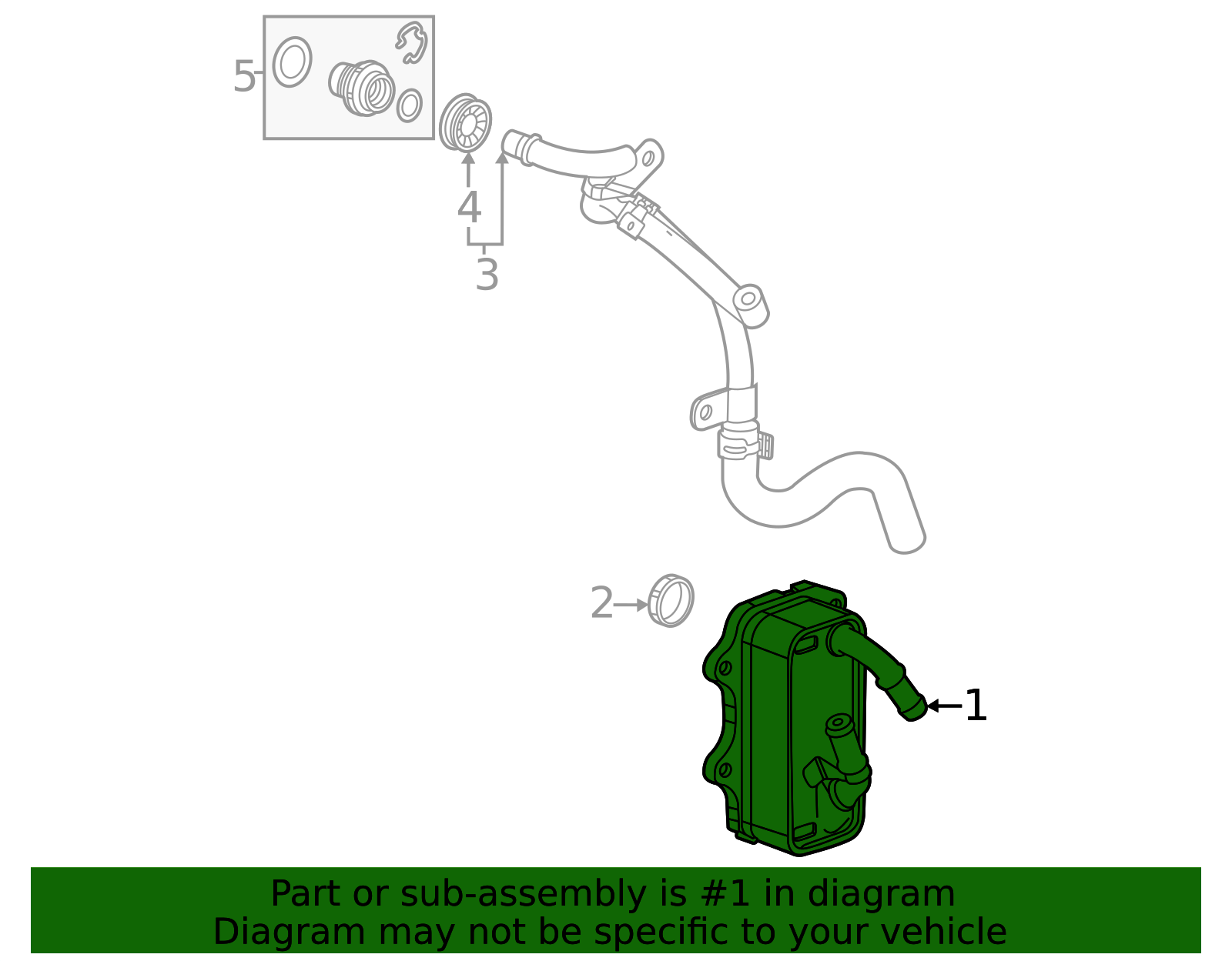 2020-2026 Cadillac CT5 Engine Oil Cooler 12701223 | TascaParts.com
