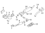 2069224U0A - Exhaust: Catalytic Converter Gasket for Nissan Image