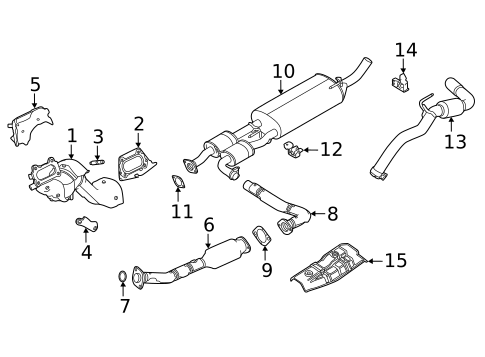 Exhaust Components for 2021 Nissan Frontier #0