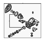 530004G100 - : 2021-2024 Hyundai - Differential Assembly for Hyundai: Santa Cruz, Santa Fe Image