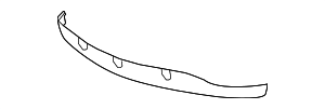 2008-2012 Buick Enclave Front Bumper Fascia Extension 10371549 GM ...