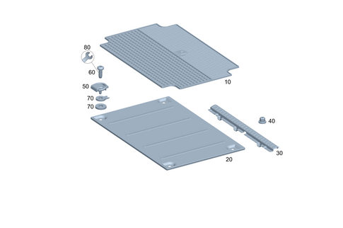 Load Compartment Floor for 2002 Mercedes-Benz G500 #0