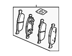 45022TYAA10 - : Brake Pads for Acura Image