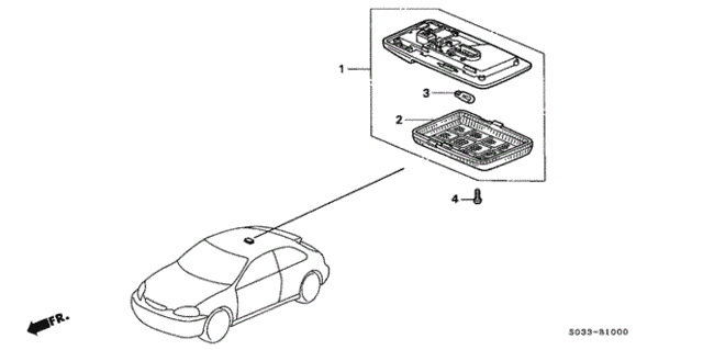 Interior Light for 1997 Honda Civic #0