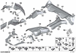 51487158412 - Vehicle Trim: Heat Resist.Plate Right Engine Support for BMW Image