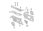 11570498 - Body: Vent Grille Bolt for GM Image