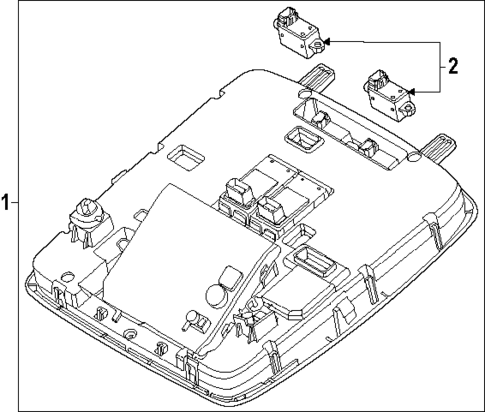 Overhead Console for 2025 Kia Carnival #0
