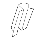 3B0867190 - Body: Instrument Panel Retainer Clip for Audi Image