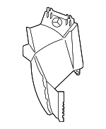 8J0121673 - Cooling System: Duct for Audi: TT Quattro, TT RS Quattro, TTS Quattro Image