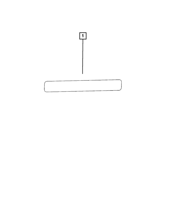 4894640AA - Labels: Door Glass Label for Chrysler: Pacifica, Voyager | Fiat: 500 | Jeep: Cherokee, Compass, Gladiator, Grand Cherokee, Grand Cherokee L, Grand Wagoneer, Wagoneer, Wagoneer S, Wrangler | Ram: 1500, 1500 Classic, 2500, 3500, ProMaster City Image