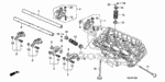 14610R70A02 - Engine: ARM ASSY., IN. ROCKER for Honda Image image