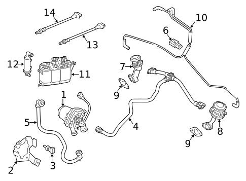 Emission Components for 2013 Audi A8 Quattro #0