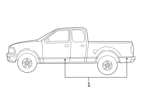 Stripe Tape for 2003 Ford F-150 #5