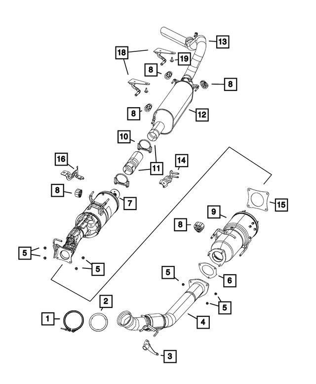 52122651AF - Exhaust: Exhaust Support Isolator for Mopar Image image