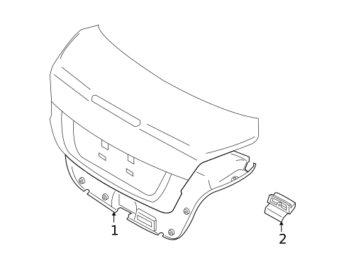 Interior Trim - Trunk for 2011 Suzuki Kizashi #0