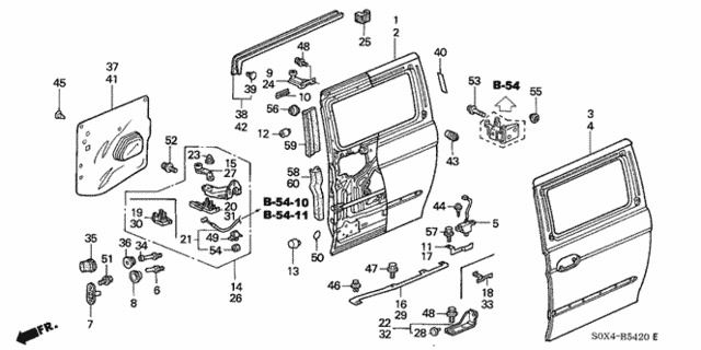 Slide Door Panel for 2000 Honda Odyssey #0