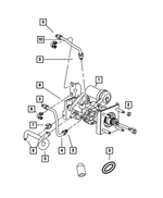 52010336AB - Brakes: Hydro Boost Gear Port Tube Assembly for Dodge: Ram 2500, Ram 3500 | Ram: 2500, 3500 Image