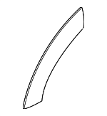 51779801885 - : Wheel Opening Molding for Mini: Cooper Countryman Image