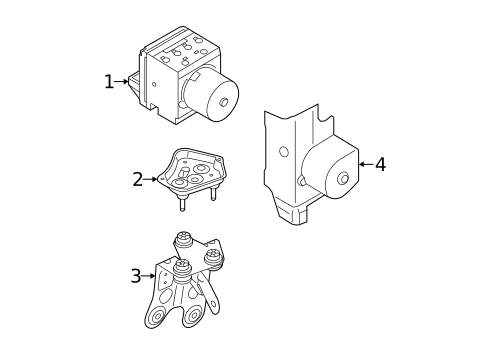 ABS Components for 2015 Volkswagen CC #0