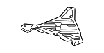 17318TLAA01 - Emission System: Heat Shield for Honda Image