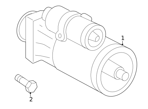 Starter for 2007 Saab 9-7x #1