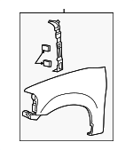 2L1Z16005CA - Body: Fender for Ford: Expedition Image