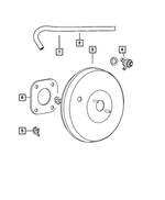 5105156AH - Brakes: Vacuum Supply Hose for Dodge: Caliber | Jeep: Compass, Patriot Image