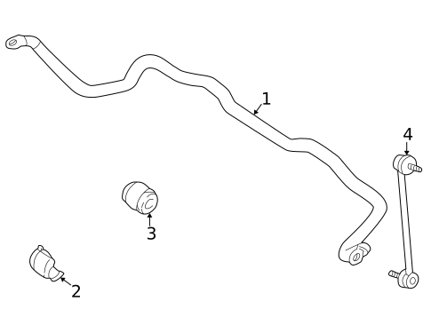 Stabilizer Bar & Components for 2001 BMW 740i #0