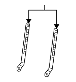 8D9885737 - Body: Hinge for Audi: A4, A4 Quattro, S4 Image