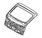 72800CU000 - Body: Lift Gate for Genesis: GV60 Image
