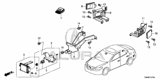 Radar for 2017 Acura ILX #0