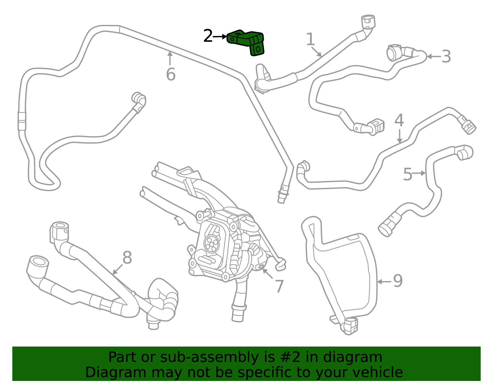 2024-2026 GM Rear Hose Bracket 85657371 | OEM Parts Online