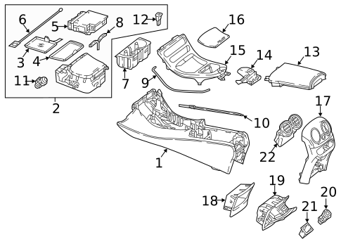Console for 2020 Mercedes-Benz E63 AMG S #3