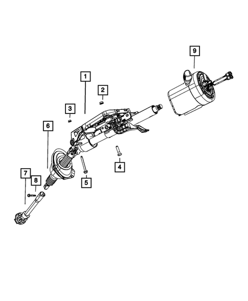 Steering Column and Intermediate Shaft for 2020 Chrysler 300 #0