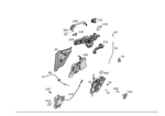 997304300 - Rear Doors: Door Lock for Mercedes-Benz Image