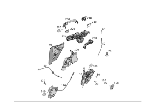 Locking System for 2016 Mercedes-Benz GLE300d #0