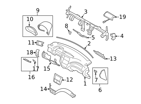 Instrument Panel for 2011 Subaru Impreza #0