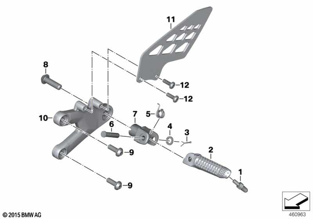 46712330765 - Frame and Mounting Parts: Stopper - L=32Mm mk for BMW-Motorrad Image