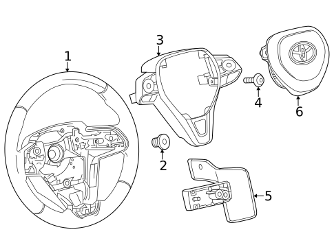 Switches, Solenoids & Actuators for 2025 Toyota Corolla Cross #0