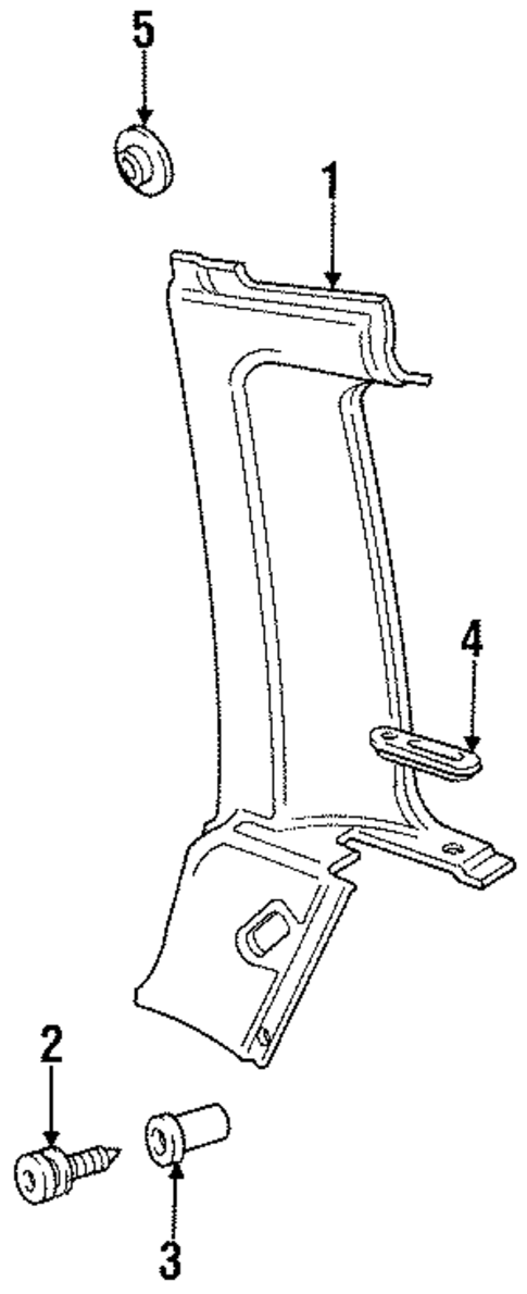 Interior Trim - Quarter Panels for 1995 Land Rover Discovery #0