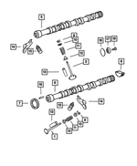 4777898AA - Engine 2.4L Four Cylinder: Exhaust Valve for Mopar Image