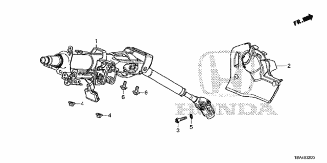 Steering Column for 2016 Honda Civic #0