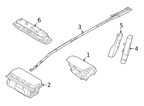 Air Bag Components for 2019 Ford Explorer #0
