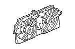 10312887 - Cooling System: Shroud for Buick: Rendezvous | Chevrolet: Venture | Oldsmobile: Silhouette | Pontiac: Aztek, Montana Image