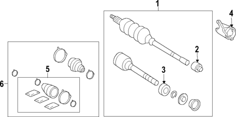 Axle Shafts & Joints for 2012 Toyota Camry #0
