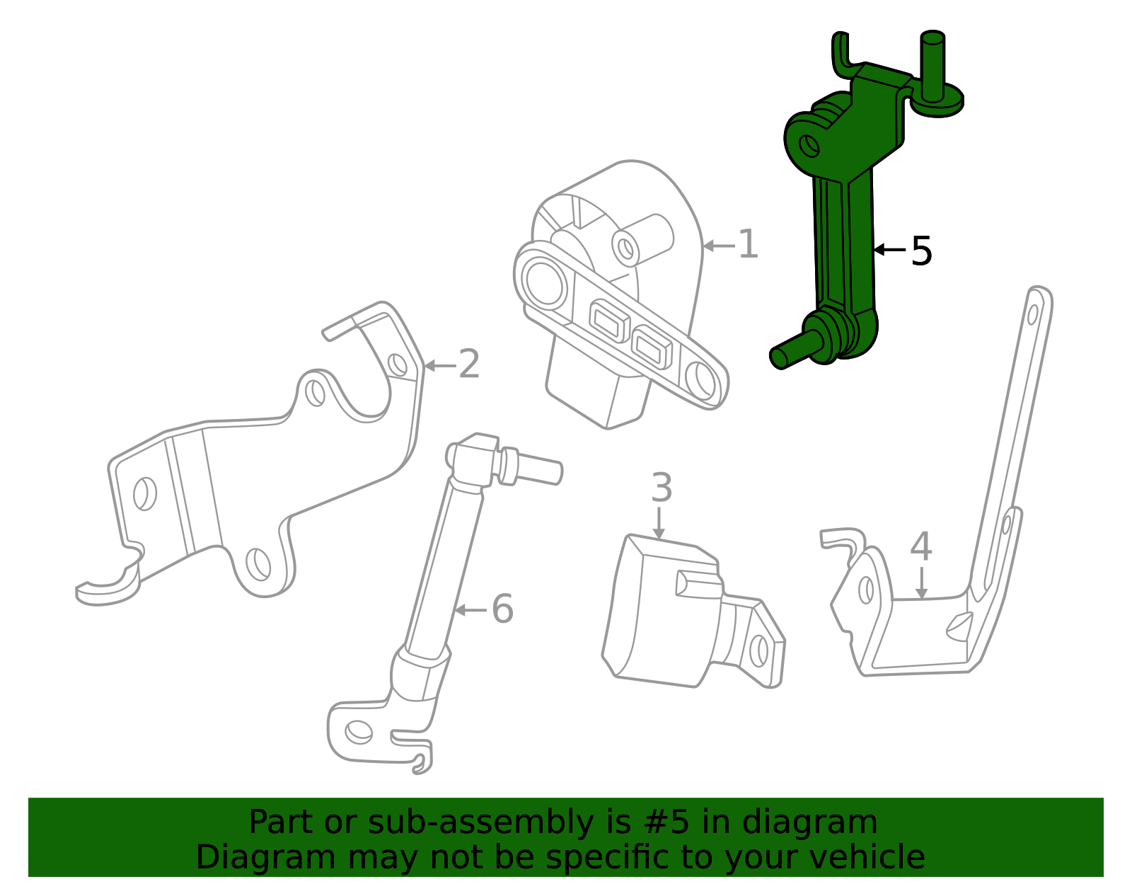 BMW E90 328i - LH Regulating Rod Bracket - Part# 37 14 6 763 595 BMW E90 328i - LH Regulating Rod Bracket - Part# 37 14 6 763 595