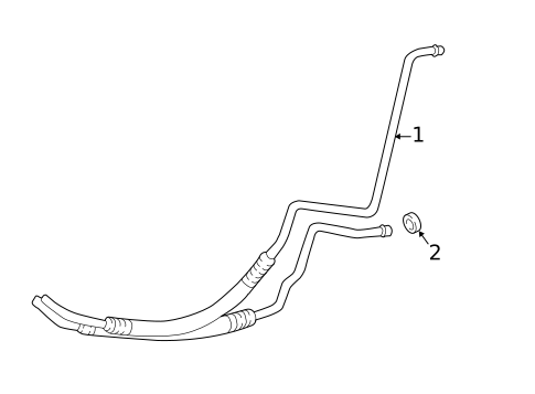 Hoses & Pipes for 2017 GMC Savana 2500 #0